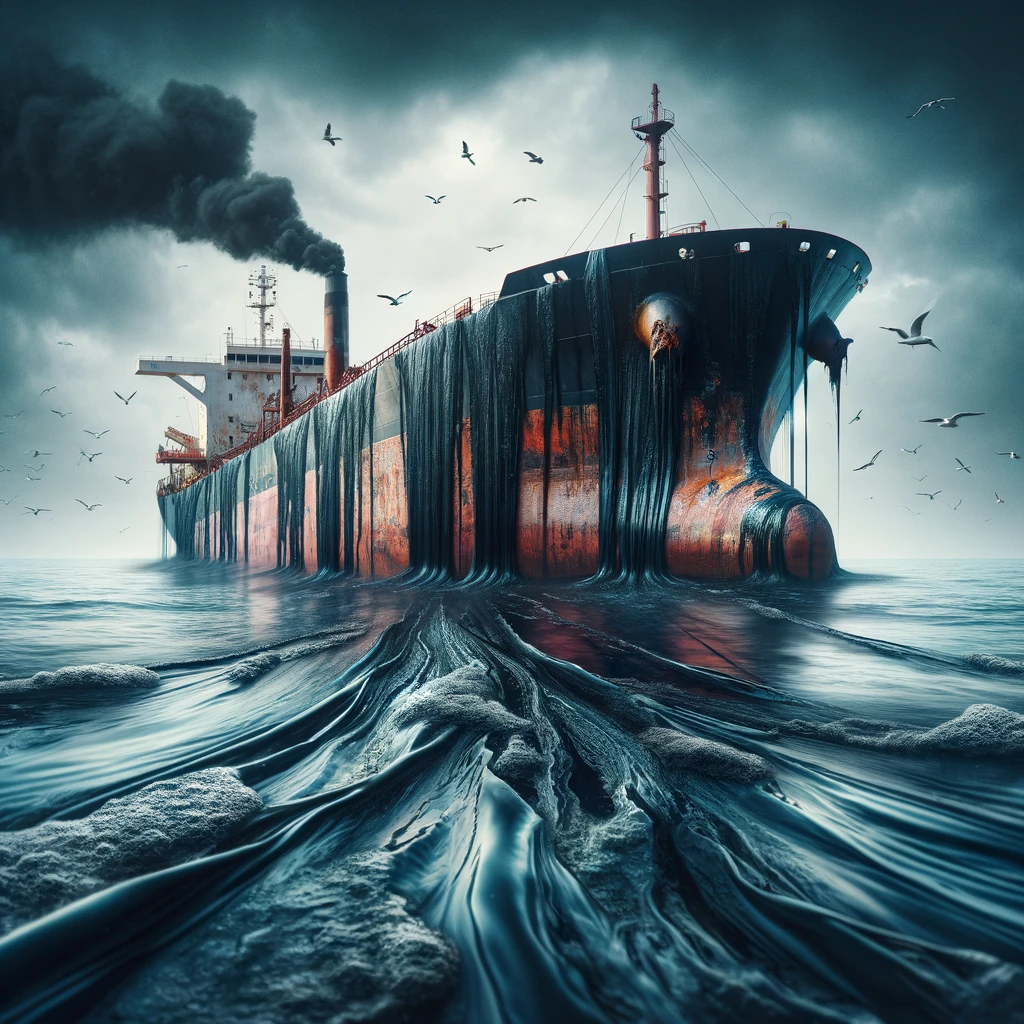 ship oil spil