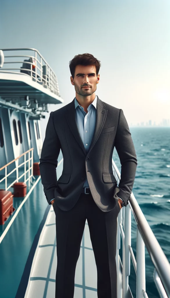 male ship owner
